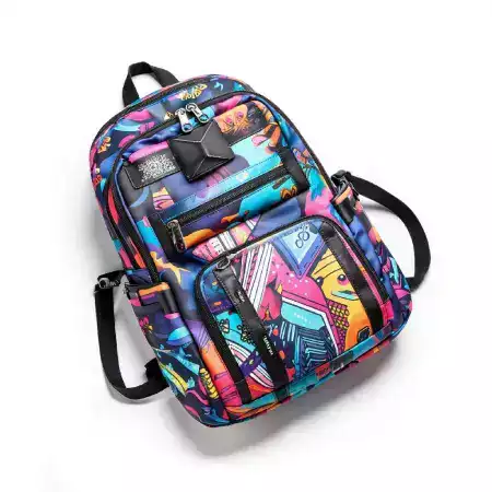 Leather accents and hardware